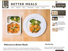 Tablet Screenshot of bettermeals.ca